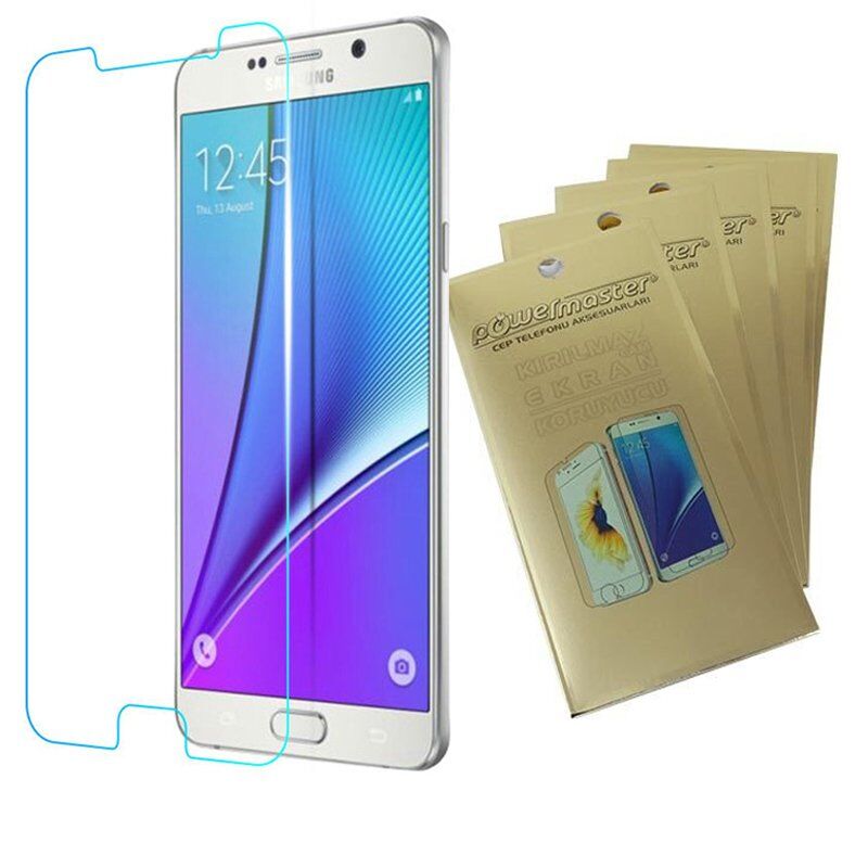 Powermaster Samsung A8 Şeffaf Kırılmaz Ekran Koruyucu