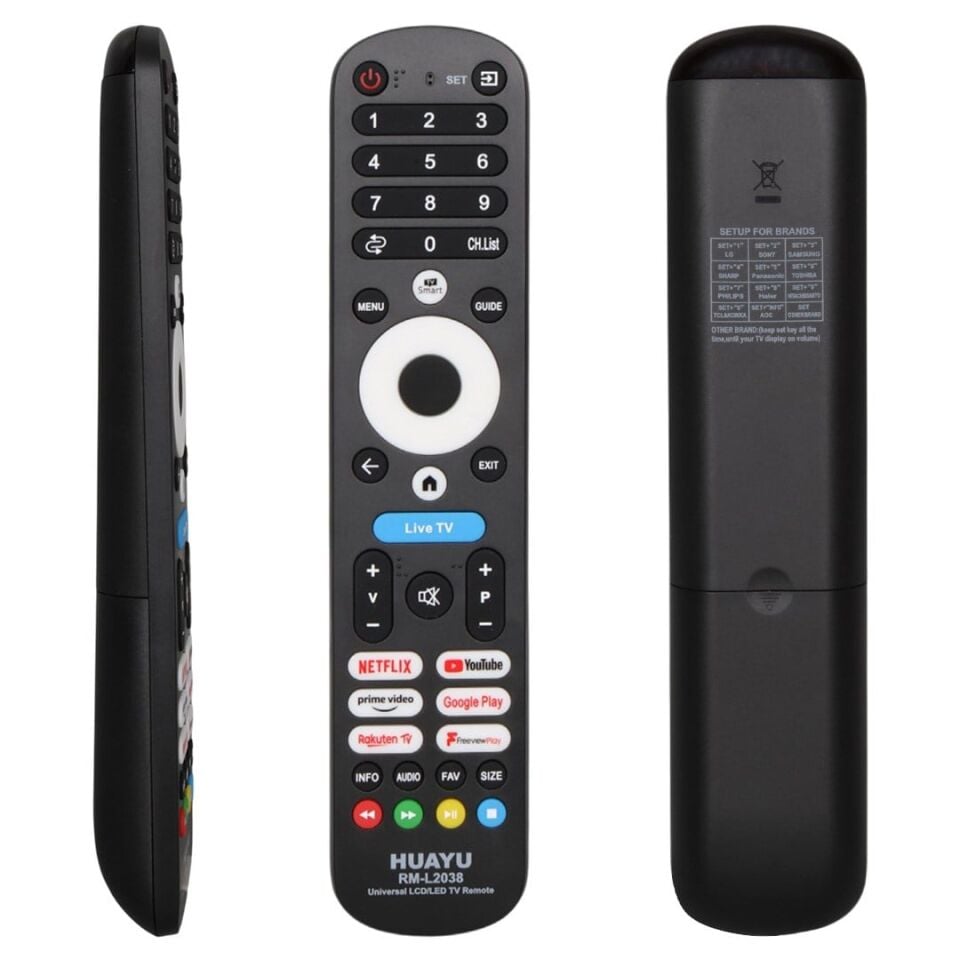 Huayu RM-L2038 Universal Lcd Led Tv Kumanda