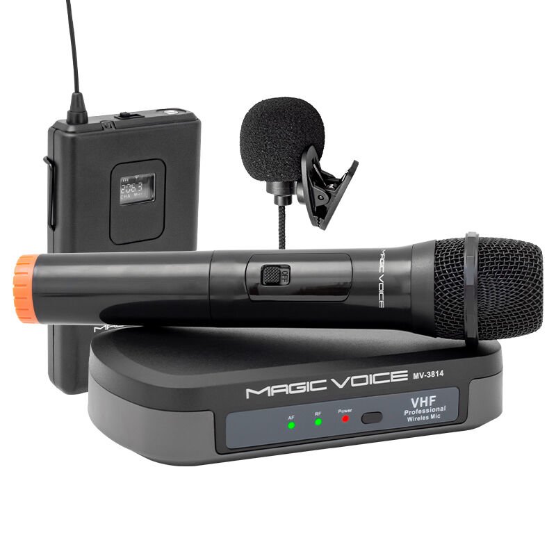 Magicvoice MV-3814 VHF El + Yaka Seçenekli Telsiz Mikrofon