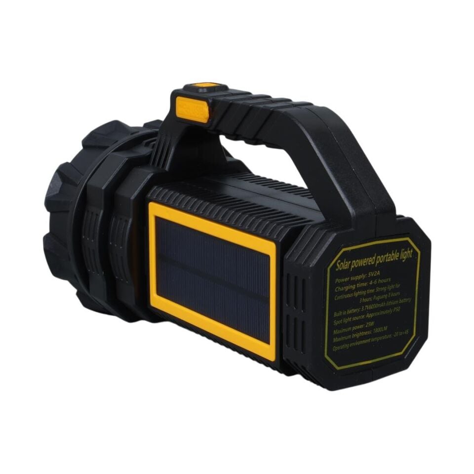 Powermaster MX-W5190-P50 Solar Şarjlı Uzun Mesafe El Feneri