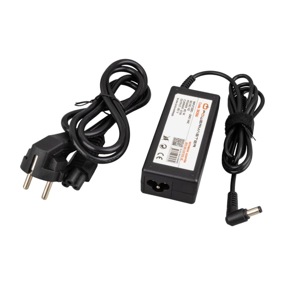 Powermaster PM-31056 20 Volt 2 Amper 5.5*2.5 Mm Uçlu Adaptör