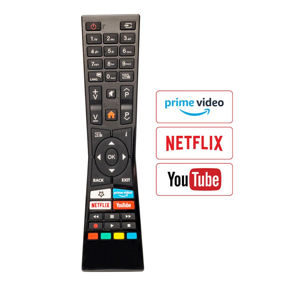 Vestel Netflix-Youtube-Prime Video Tuşlu Lcd Led Tv Kumanda
