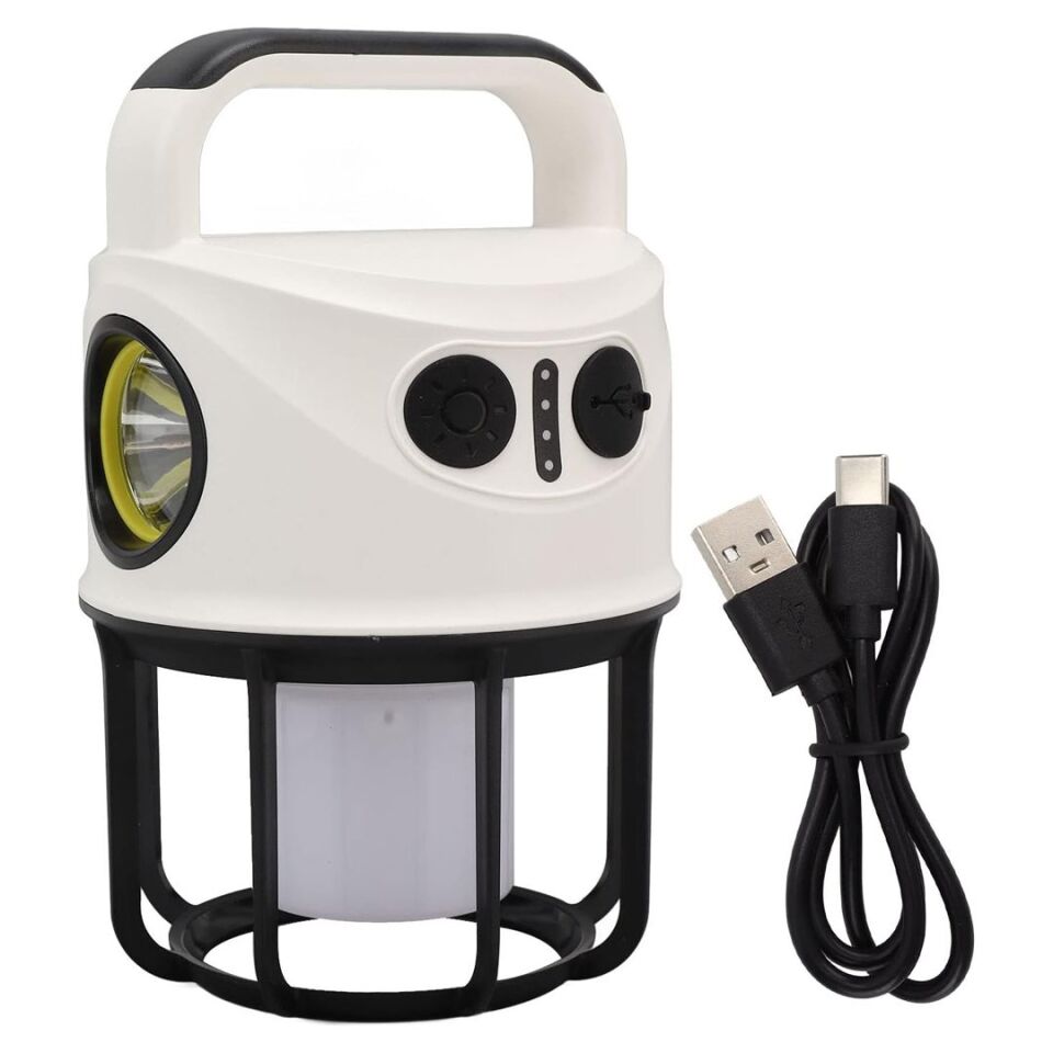 Powermaster CH-22025 Çift Işıklı Kamp Lambası El Feneri
