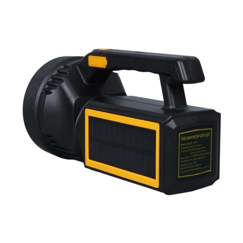 Powermaster MX-W5192-P50 Solar Şarjlı Uzun Mesafe El Feneri