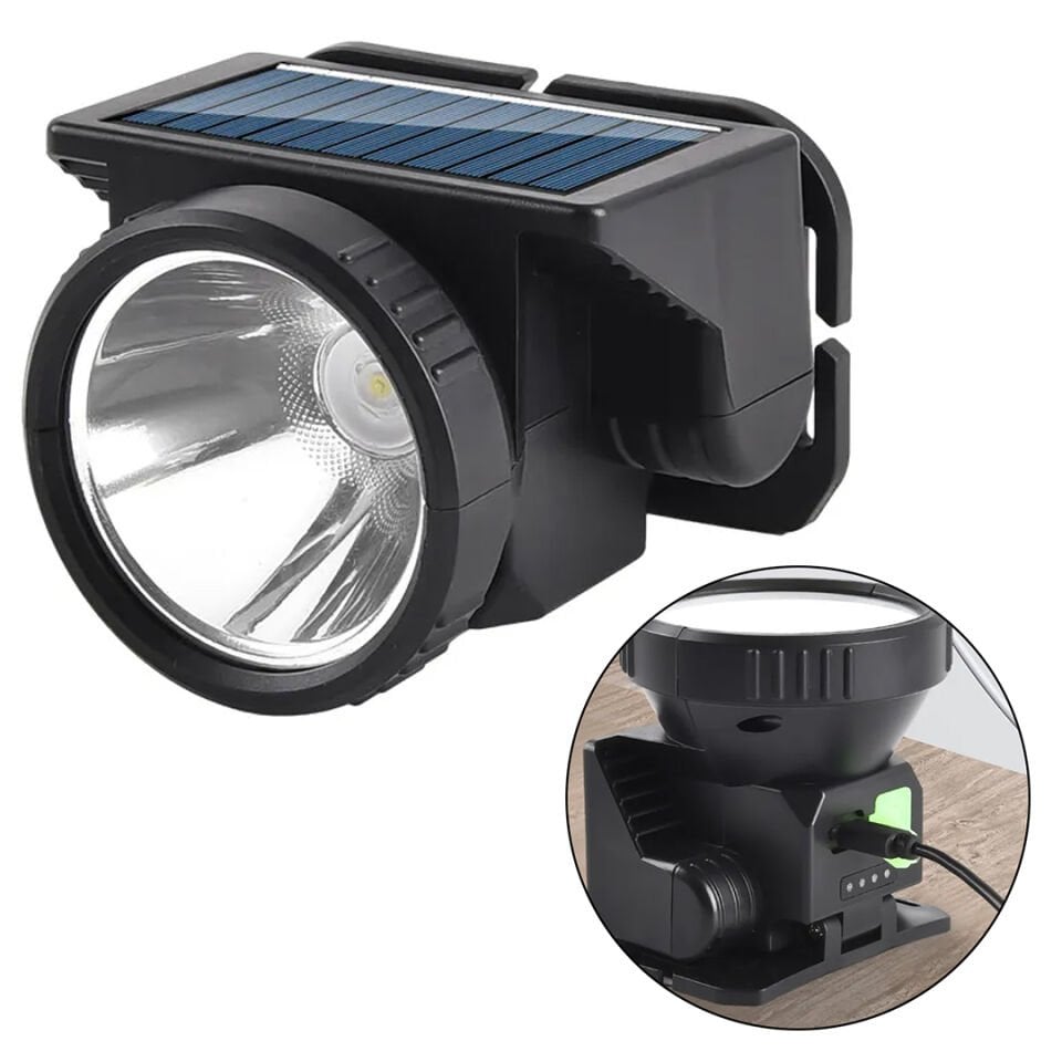 Powermaster WH-8868A Power Led Solar Şarjlı Kafa Lambası