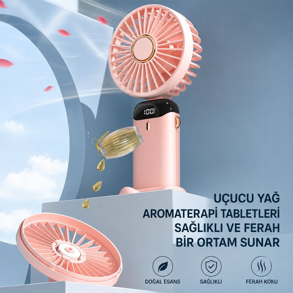 Powermaster PM-25102 Lacivert Kokulu Fan Vantilatör