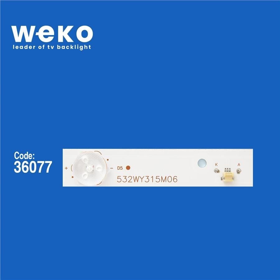 Wkset-5986 36077X3 0Y32D07-Zc14f-06  303Wy315038 532Wy315m06 3 Adet Led Bar
