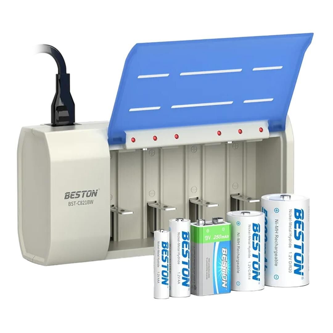 Beston BST-C821BW Universal Pil Şarj Cihazı