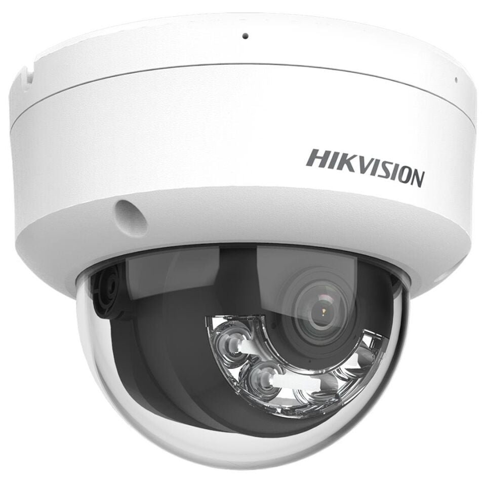 Hikvision 2 MP Smart Hybrid Light IR Fixed Dome IP Network Kamera