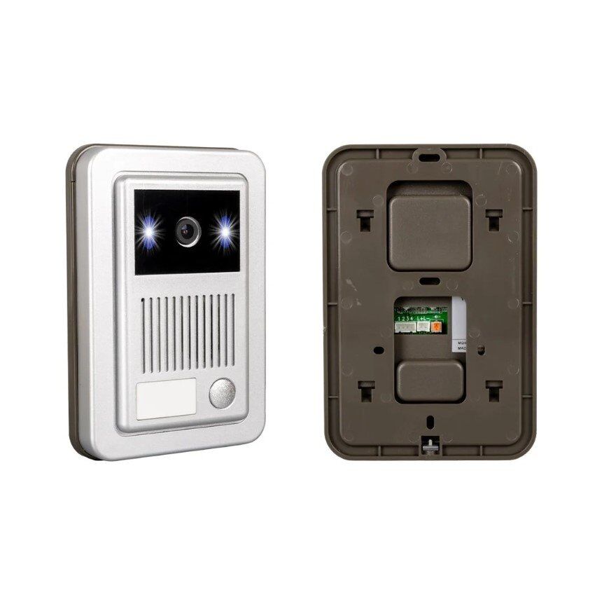 PowerMaster 773Q 1 Daire 7'' Görüntülü Diafon Kapı Zili Interkom Akıllı Ev Güvenliği Sistemi