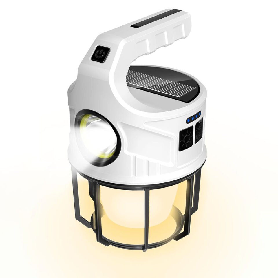 PowerMaster KL-537A Solar 6 Fonksiyonlu El Feneri Işıldak