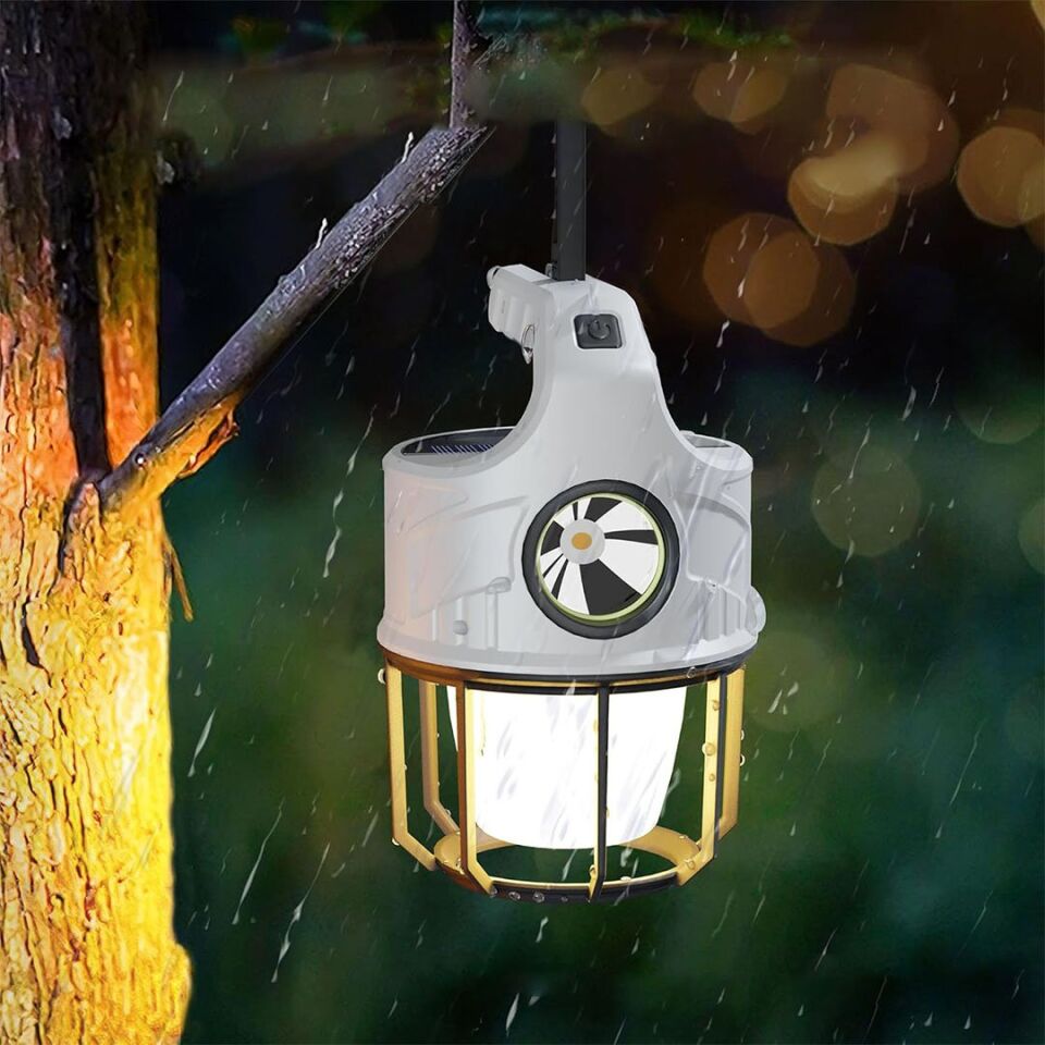 PowerMaster KL-537A Solar 6 Fonksiyonlu El Feneri Işıldak