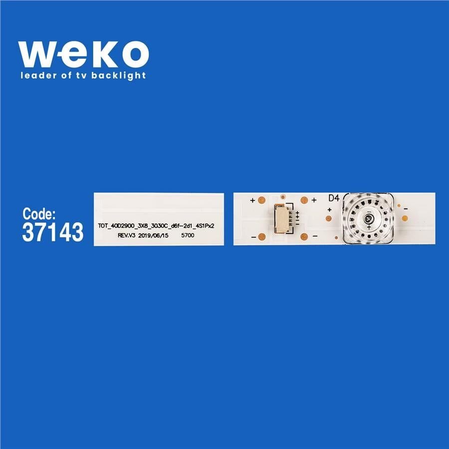 Wkset-6417 37143X3 Tot_40D2900_3X8_3030C 4C-Lb4008-Hr01j  3 Adet Led Bar