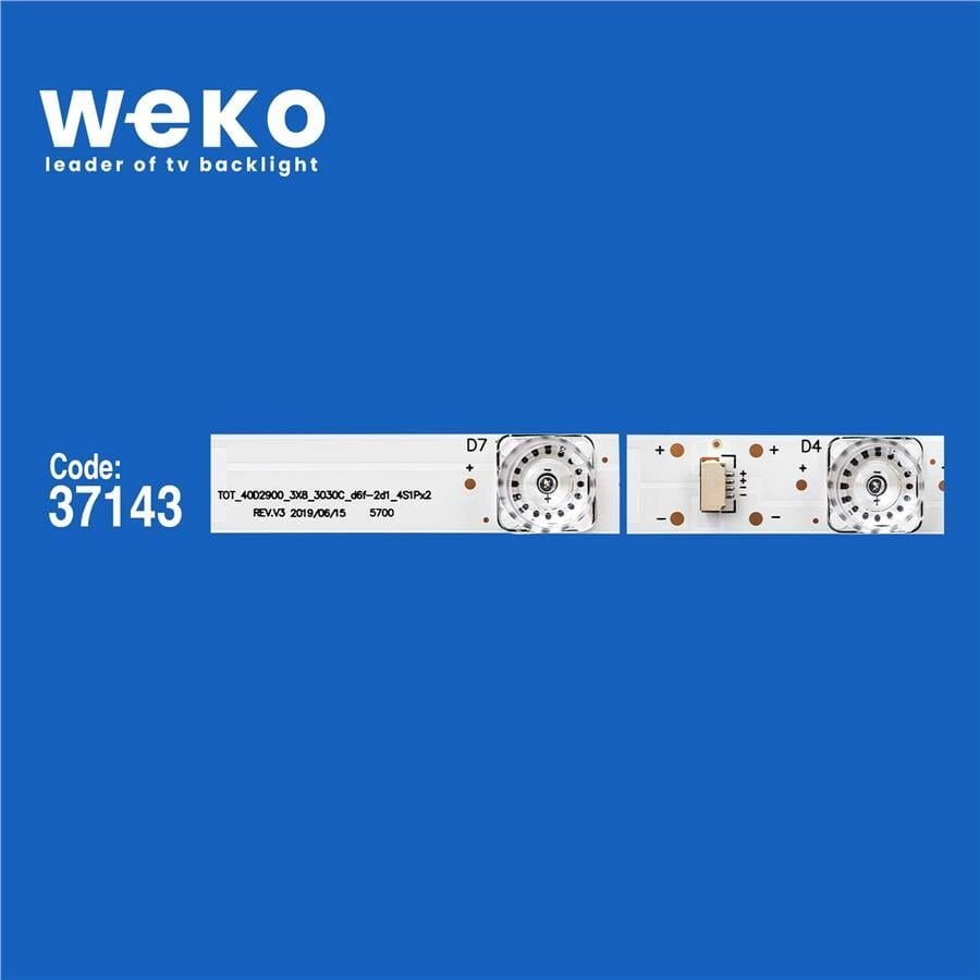 Wkset-6417 37143X3 Tot_40D2900_3X8_3030C 4C-Lb4008-Hr01j  3 Adet Led Bar
