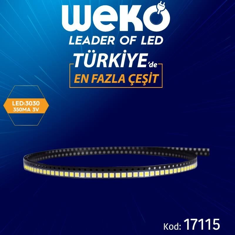 3030 350 MA 3V Tv Led Bar Ledleri
