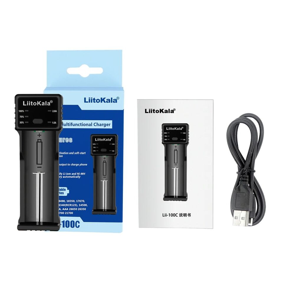 Liitokala LII-100C Akıllı Pil Şarj Cihazı