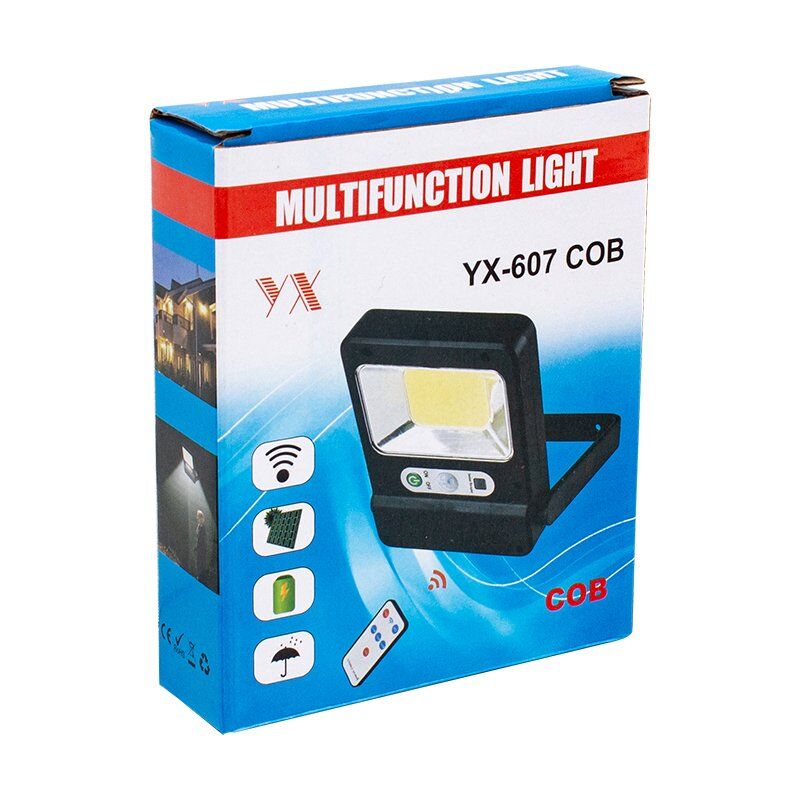 Powermaster YX-607 Cob Ledli Sensörlü Solar Lamba