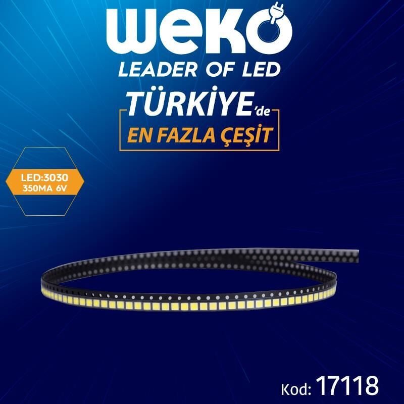 3030 350 MA 6V Tv Led Bar Ledleri