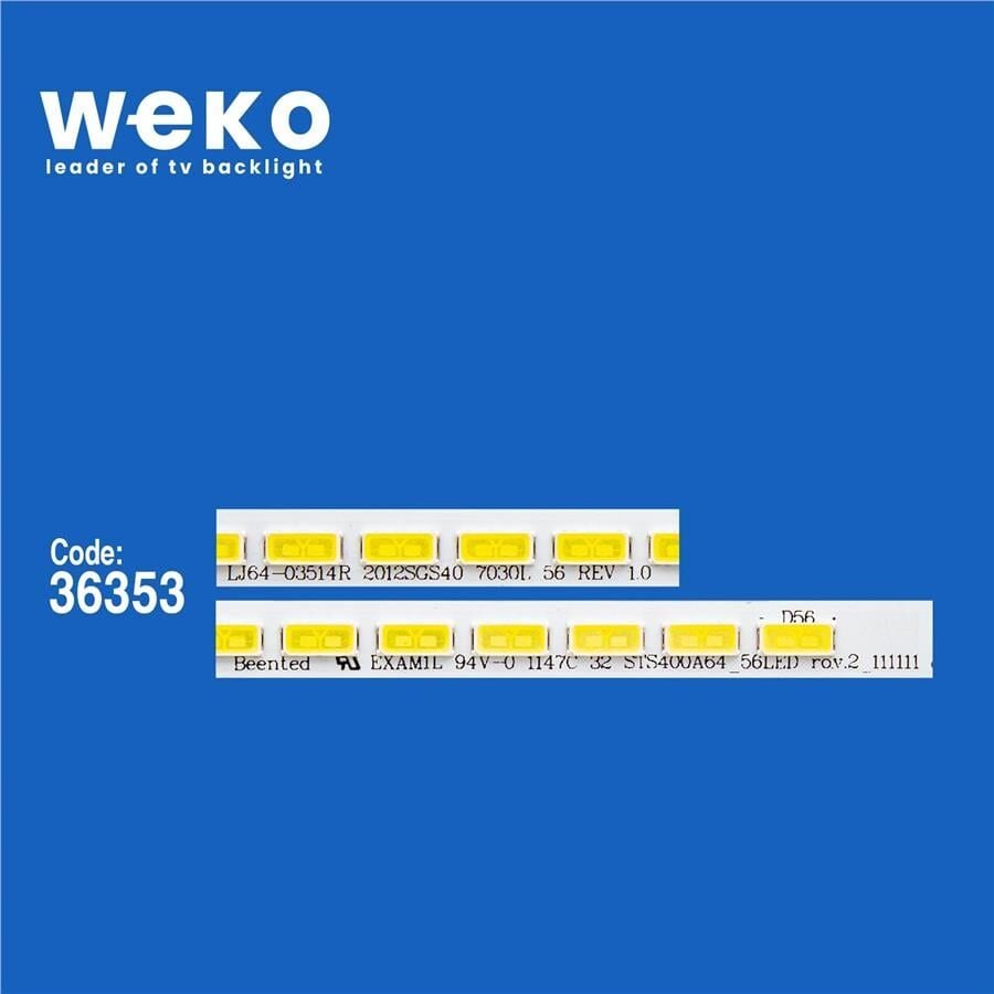 Wkset-5999 36353X1 Sts400a64_56Led_Rev.2_11111 1 Adet Led Bar (56Led)