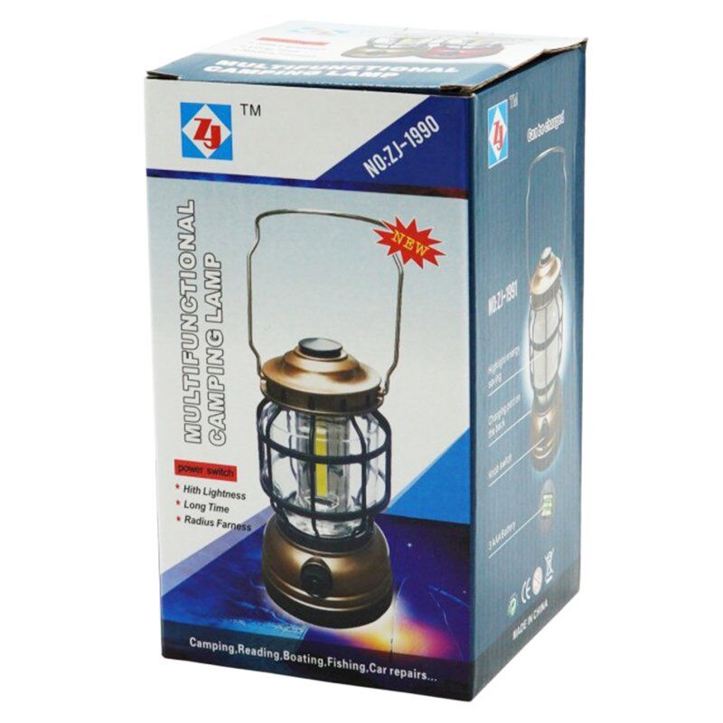 Powermaster ZJ-1990 Çok Fonksiyonlu Pilli Kamp Lambası