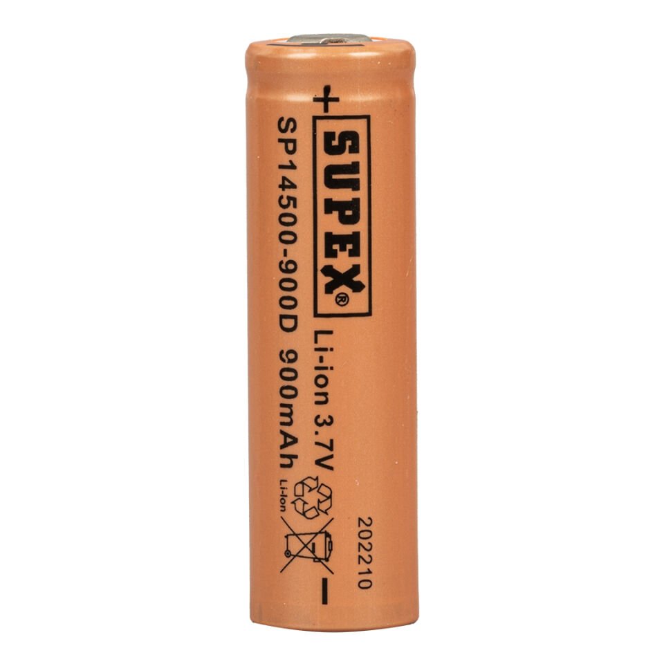 Supex Lityum Ion 3.7V 900mAh Şarj Edilebilir Başlıksız Pil