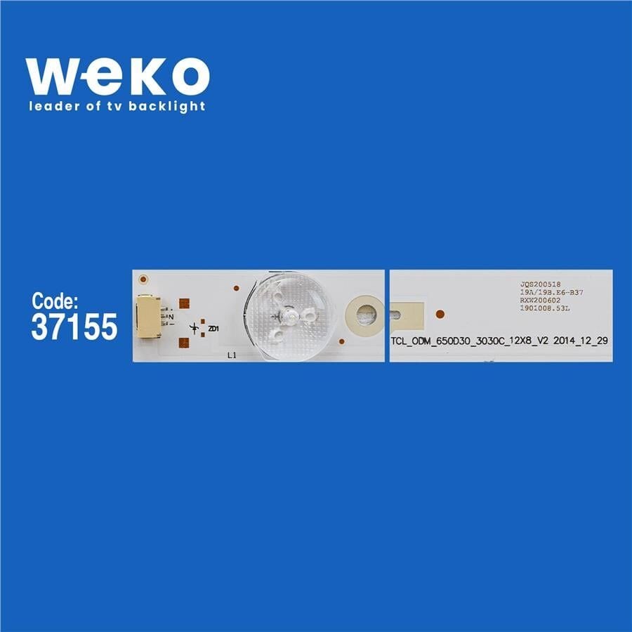 Wkset-6427 37155X12 Tcl_Odm_650D30_3030_12X8_V2  12 Led Bar