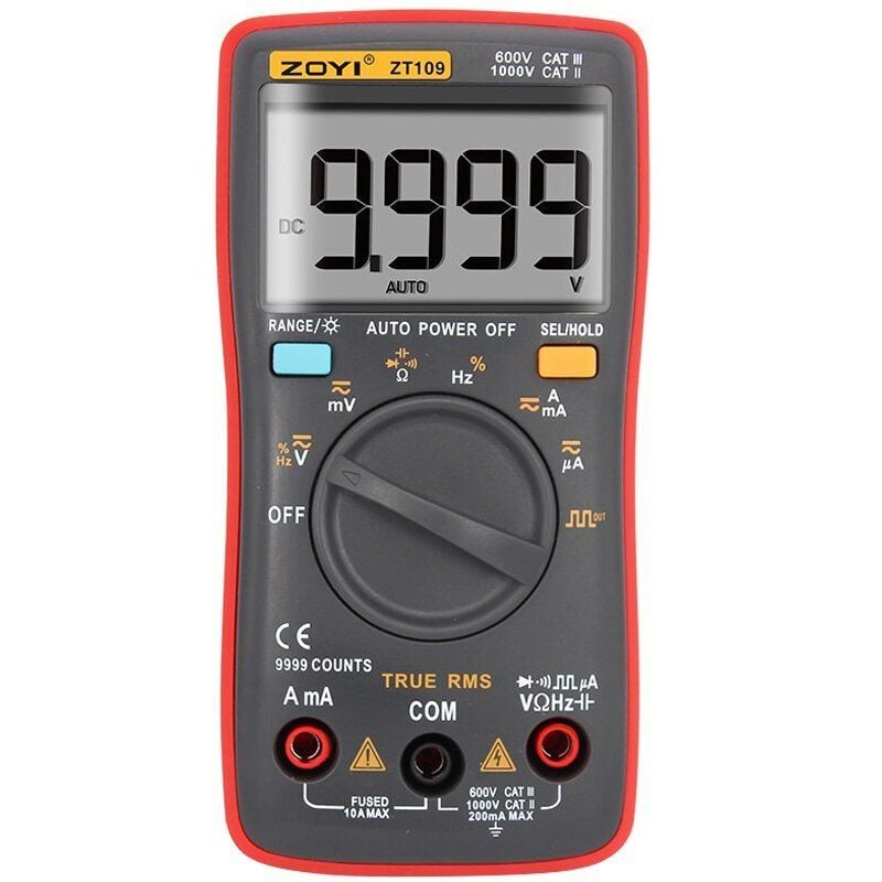 Zoyi ZT-109 True RMS Dijital Multimetre Ölçü Aleti