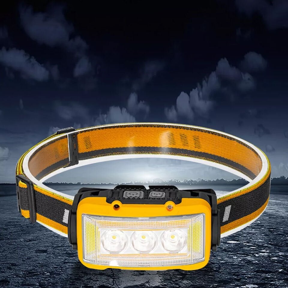 PowerMaster S03 Sarı Sensörlü Kafa Lambası