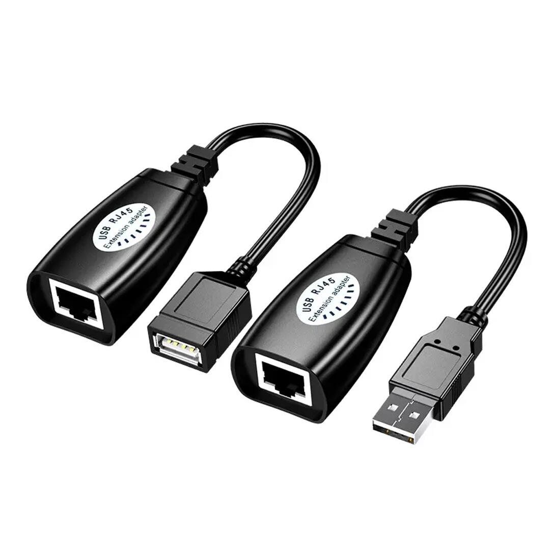 Fully H-608EH USB RJ45 50 Metre Uzatma Kablosu Extender
