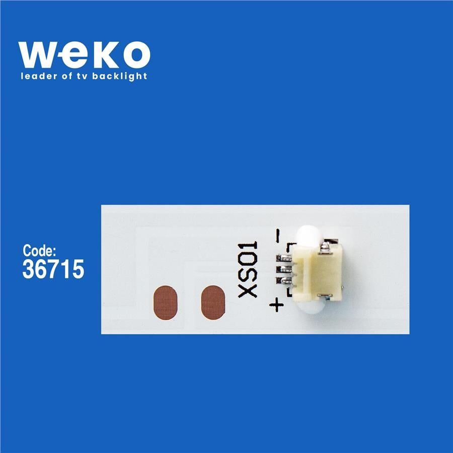 Wkset-6006 36715X2 Dled32bk 2X6 0002 32E66 Jl.D32061330-296As-M 2 Adet Led Bar (6V6led56cm)
