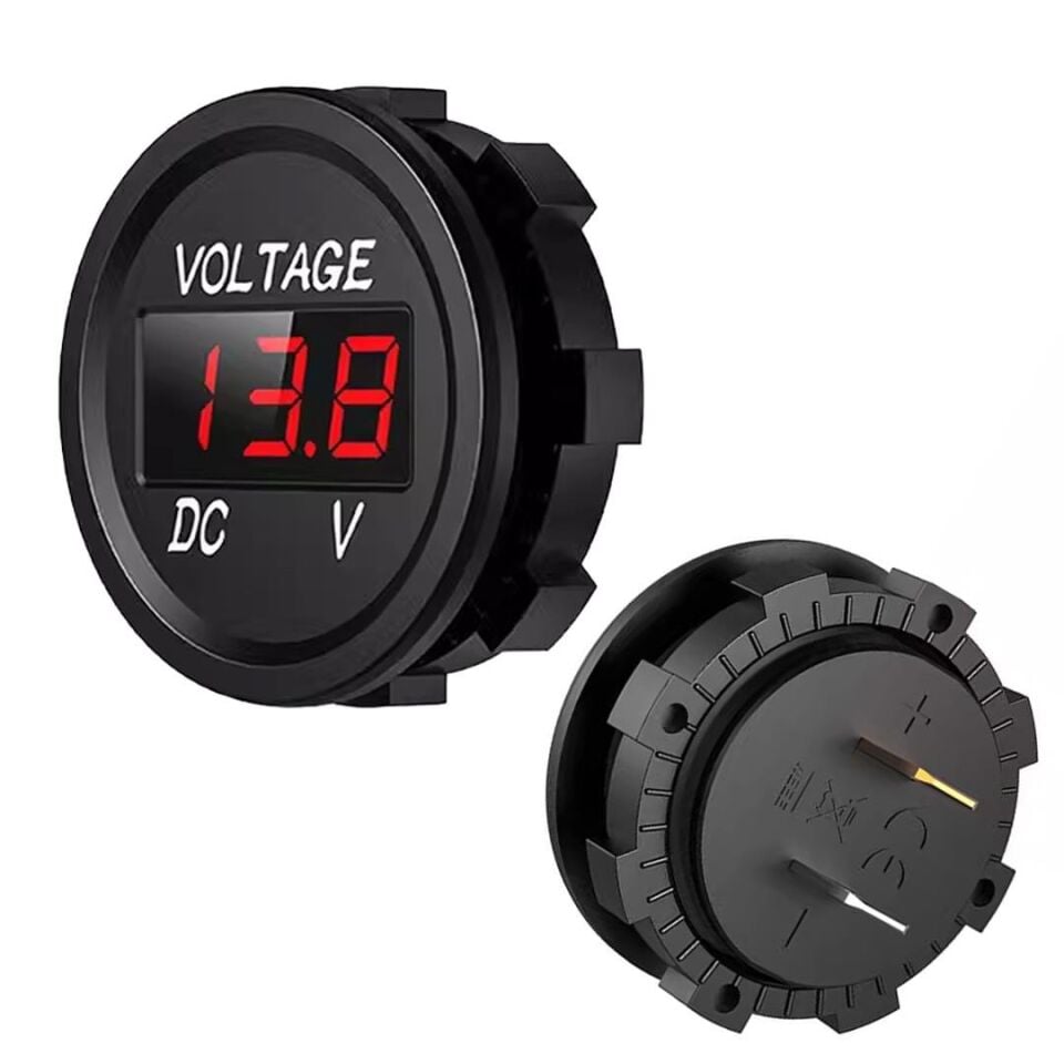 Powermaster IC-230D 28Mm 6-32 Volt Pano Tip Voltmetre