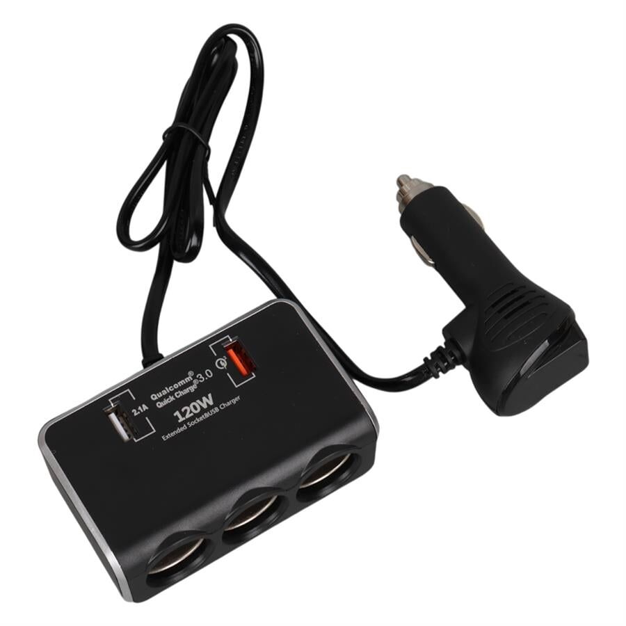 Olesson 1639 12-24V 120 Watt 3'Lü Araç Çakmak Çoklayıcı