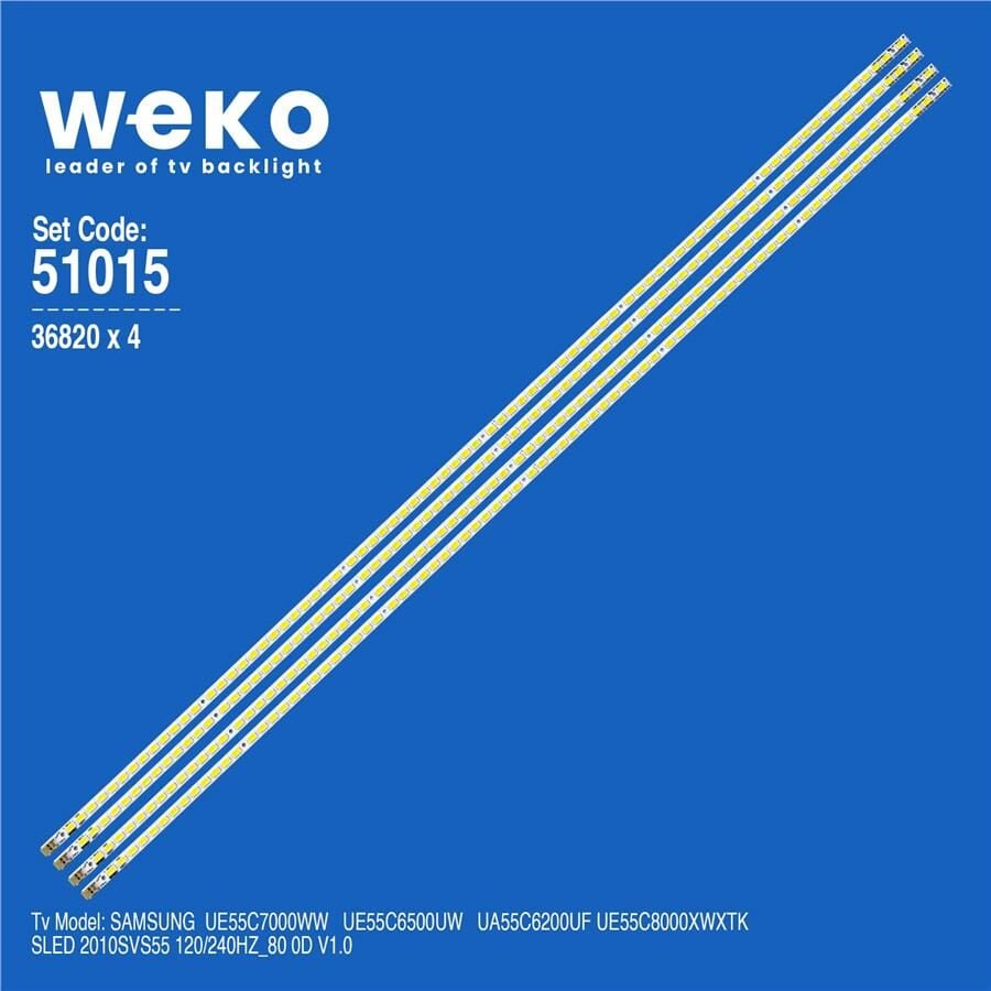 Wkset-6015 36820X4 Sled 2010Svs55 120/240Hz_80 0D V1.0 4 Adet Led Bar (80Led)