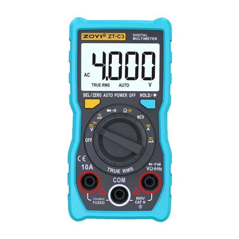 Zoyi ZT-C3 Otomatik Akım Voltaj Ölçer Dijital Multimetre Ölçü Aleti