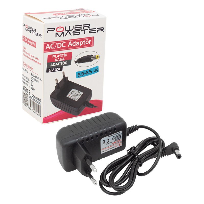 Powermaster PM-1660 5 Volt 2 Amper 10 Watt Priz Tipi Adaptör
