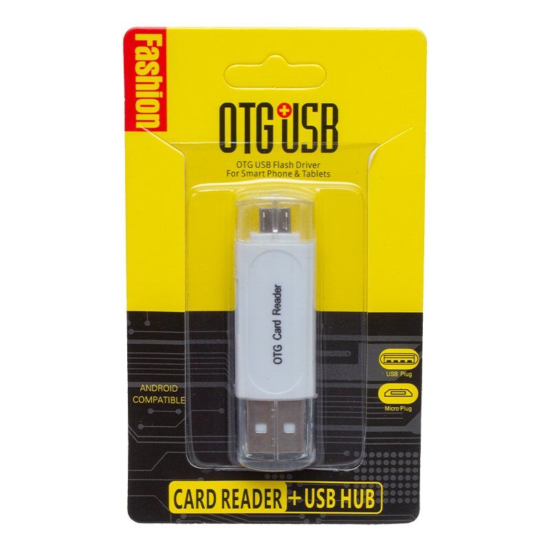 Powermaster USB To Micro USB + Kart Okuyucu Otg Çevirici