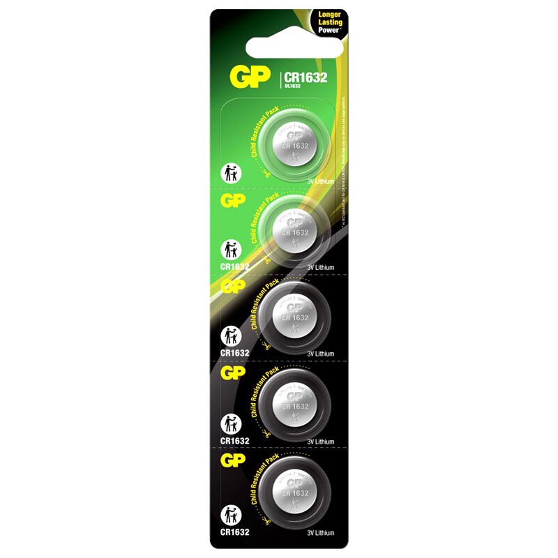 Gp CR1632 3 Volt Lityum Para Pil (5'li Paket)