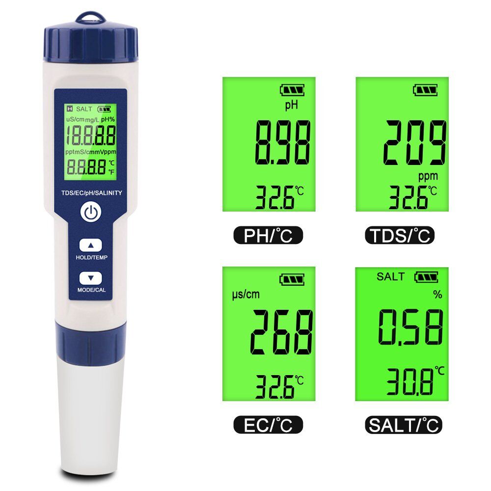 Noyafa EZ-9909 5 in 1 Su Kalite Test Cihazı