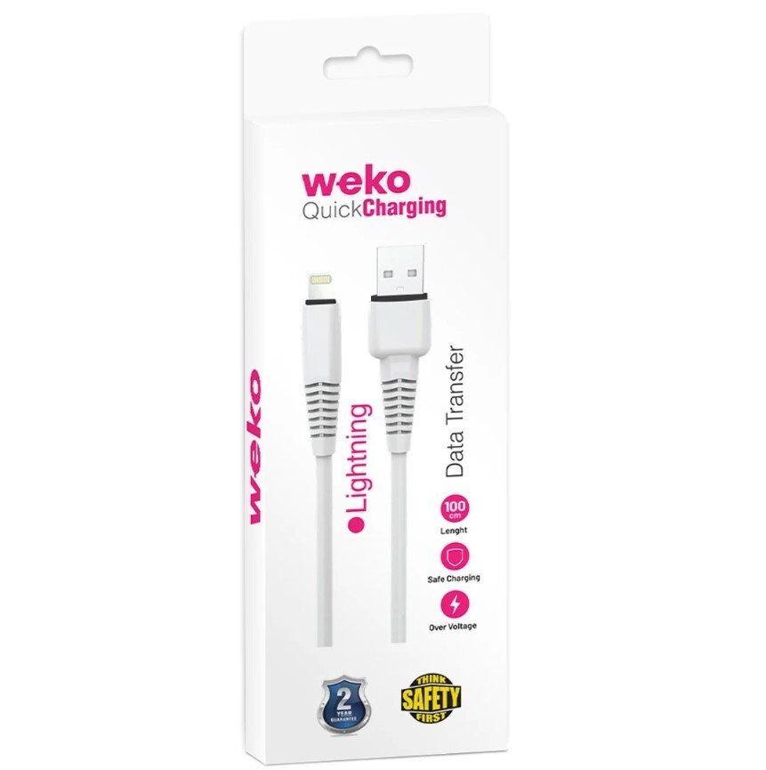 Weko WK-22022 USB To Lightning Telefon Şarj Kablosu