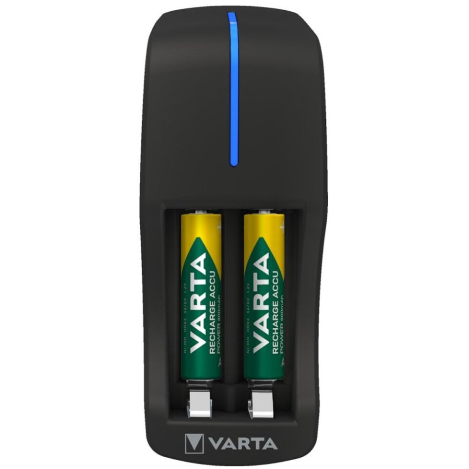 Varta Mini 57646 Pil Şarj Cihazı + 2 Adet 800 mAh AAA Şarj Edilebilir Pil
