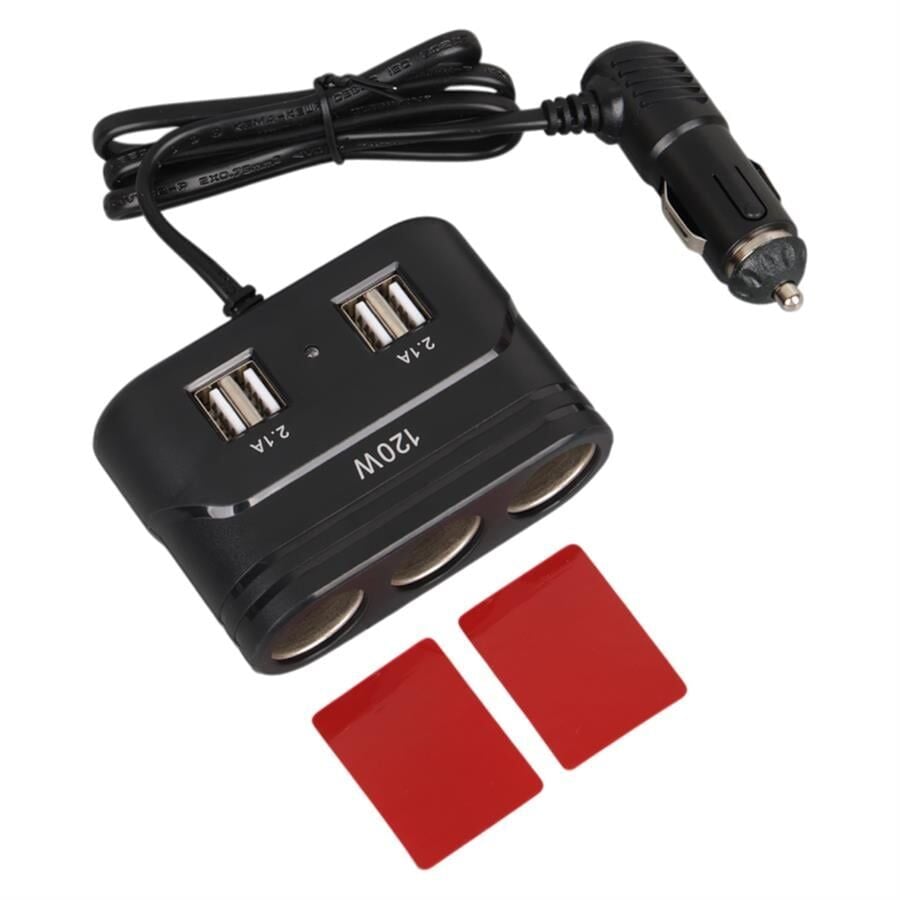 Olesson 1678 12-24V 120 Watt 3'Lü Araç Çakmak Çoklayıcı