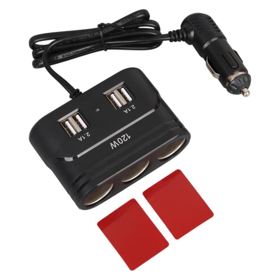 Olesson 1678 12-24V 120 Watt 3'Lü Araç Çakmak Çoklayıcı