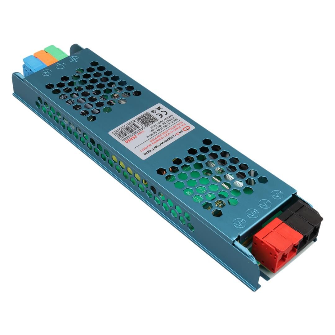 Powermaster PM-26830 12 Volt 10 Amper 120 Watt Slim Metal Kasa Adaptör