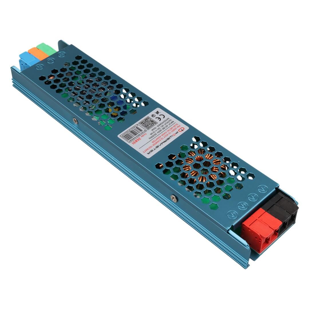 Powermaster PM-26831 12 Volt 12.5 Amper 150 Watt Slim Metal Kasa Adaptör