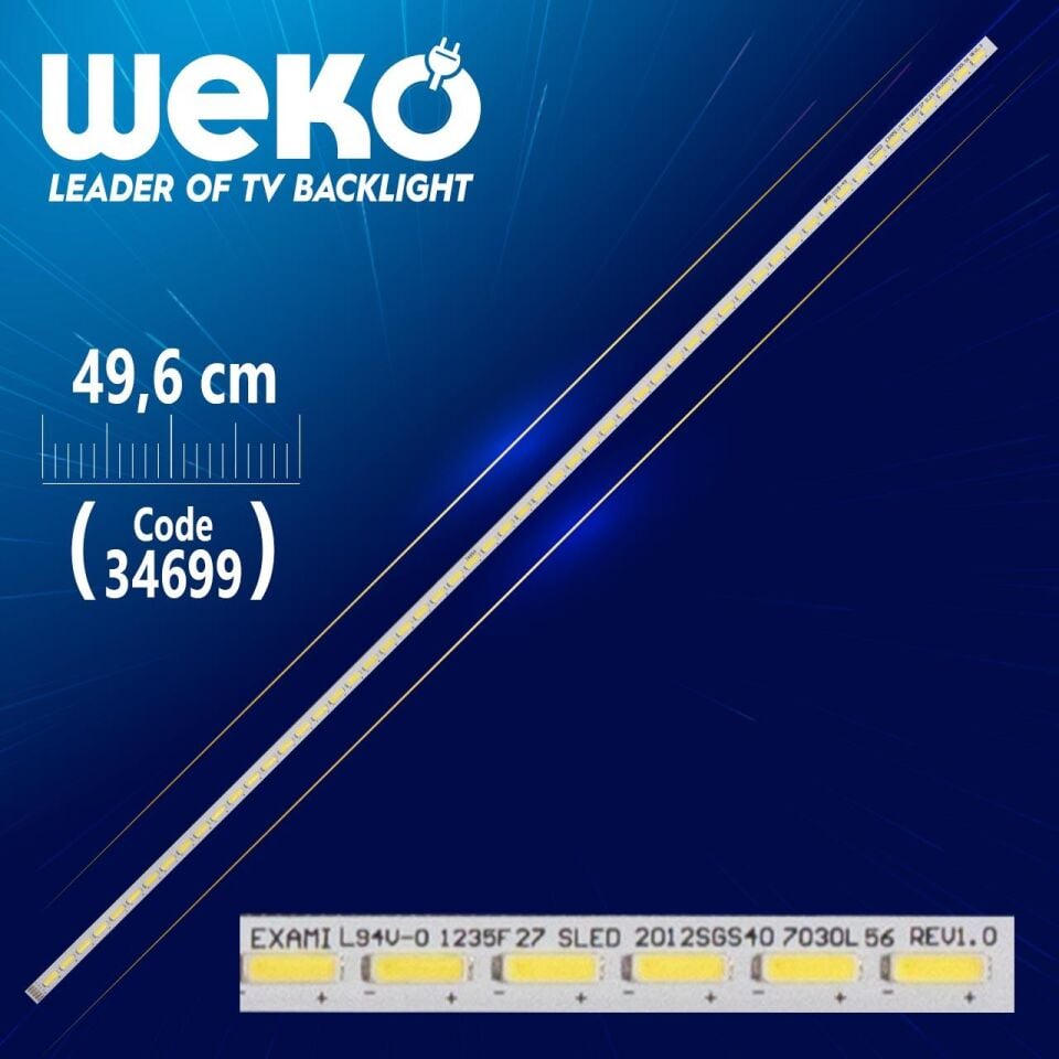 SLED 2012SGS40 7030L 56 REV1.0 - 49.6 Cm 56 Ledli - (WK-130) Tv Led Bar