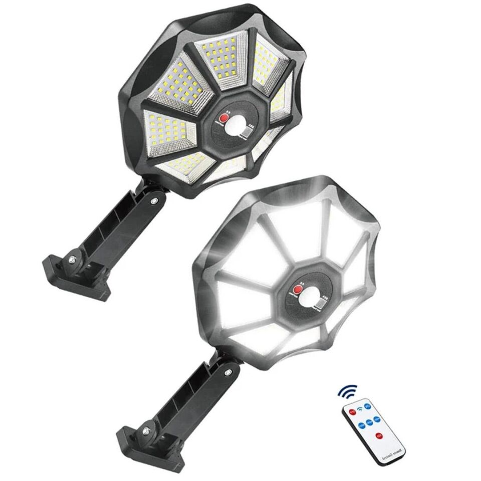 Powermaster ZB-168A Kumandalı Sensörlü Solar Aydınlatma