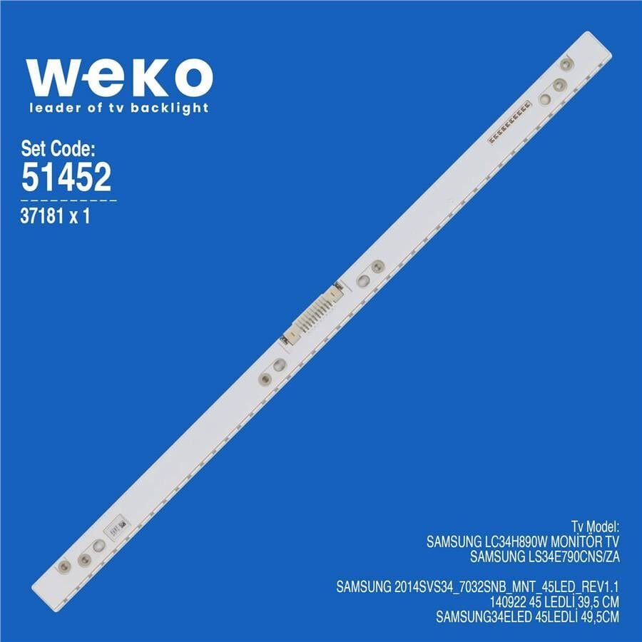 Wkset-6452 37181X1 Samsung 2014Svs34_7032Snb_Mnt_45Led_Rev1.1_140922  1 Adet Led Bar (45Led)