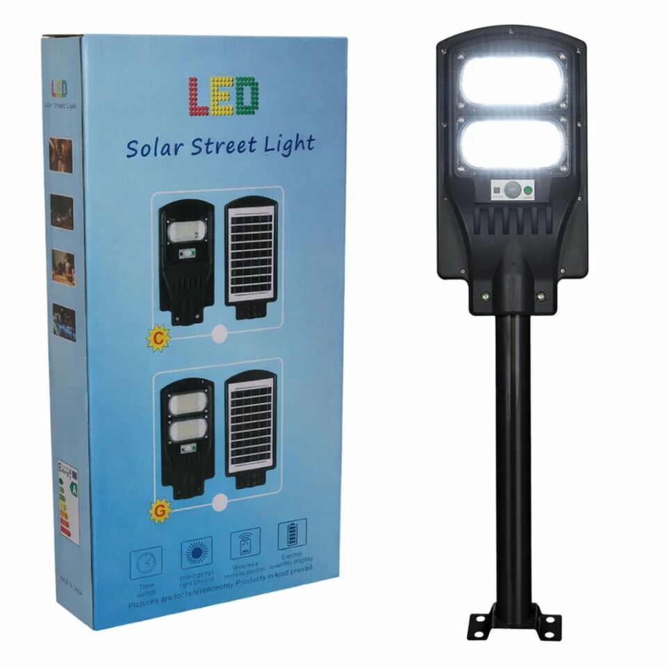 Powermaster Solar Ledli Kumandalı 100 Watt Sokak Lambası