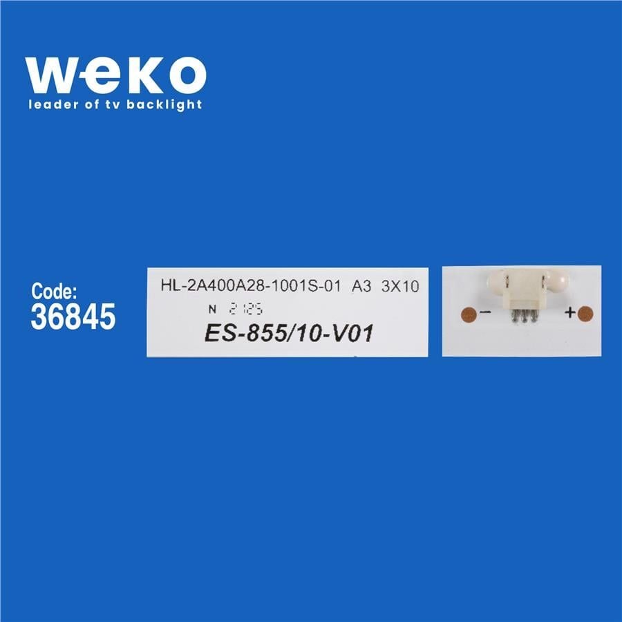 Wkset-6038 36845X3 Hl-2A400A28-1001S-01 A3 3*10 3 Adet Led Bar