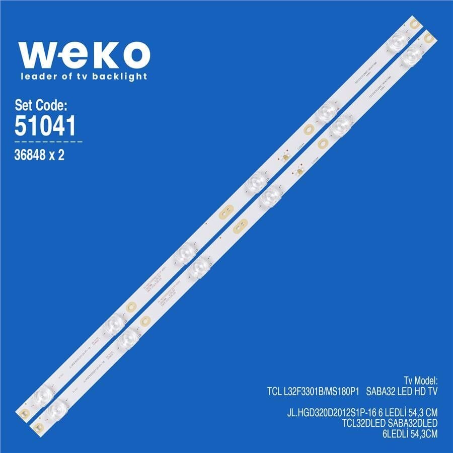 Wkset-6041 36848X2 Jl.Hgd320d2012s1p-16 2 Adet Led Bar